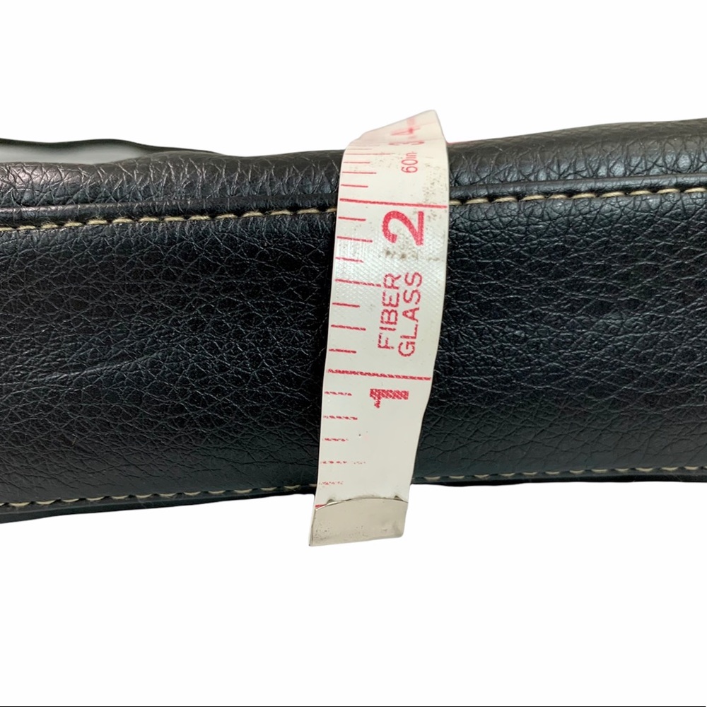 BUXTON Leather Organizer Convertible Black Wristlet Crossbody 5x9 New - Picture 11 of 11